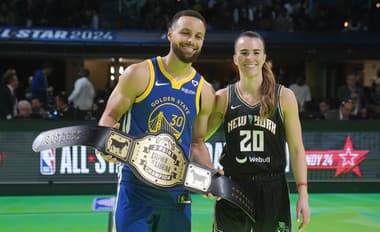 Prvý súboj pohlaví v basketbale: Curry vyhral iba o tri body!