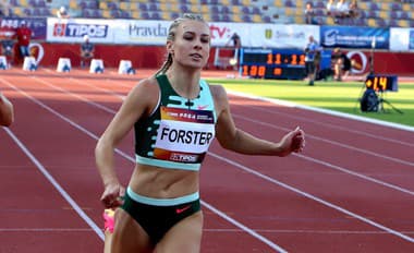 Na snímke slovenská atlétka Viktória Forsterová.