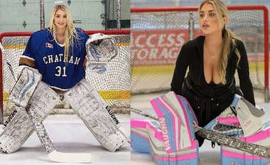 Kanadská brankárka vymenila hokej za modeling: Bujné prsia miesto lapačky!