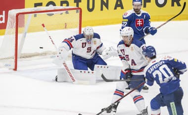 Slováci v poslednom prípravnom zápase pred MS podľahli reprezentácii USA 2:6.