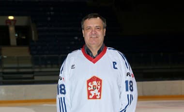 Slovenská hokejová legenda Dárius Rusnák.