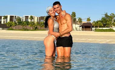 Georgina a Cristiano Ronaldo. 