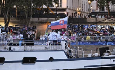 Otvárací ceremoniál letných olympijských hier v Paríži - slovenská výprava. 