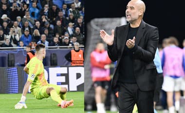 Tréner City Pep Guardiola pochválil po zápase brankára Slovana Dominika Takáča.