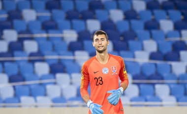 Slovenský futbalový brankár Dominik Greif.