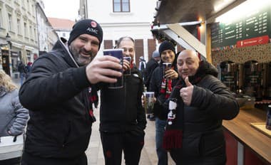 Bratislavu zaplavila futbalová horúčka: Pozrite si, ako to vyzerá pred zápasom s Milánom!