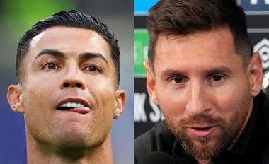 Cristiano Ronaldo a Lionel Messi.