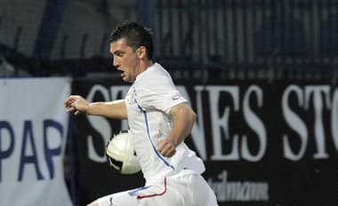 Na archívnej snímke z roku 2010 Martin Fenin v reprezentačnom drese Česka.