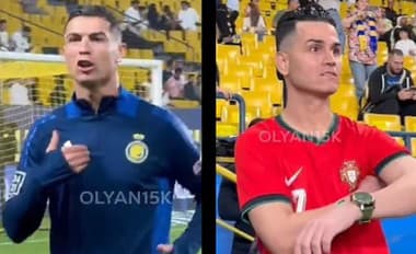 Ronaldo ponížil svojho dvojníka: Stačila jedna poznámka a...