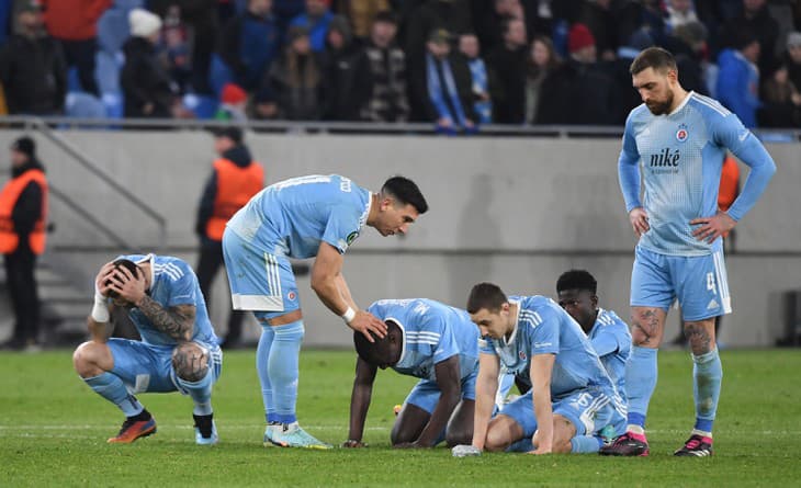 Slovan nezvládol záver duelu, od postupu ho delili sekundy
