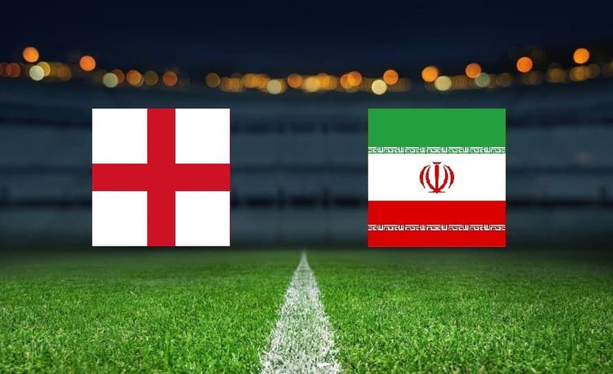 Online prenos zo zápasu Anglicko - Irán na futbalových majstrovstvách sveta v Katare 2022.