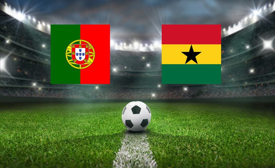 Online prenos zo zápasu Portugalsko - Ghana na futbalových majstrovstvách sveta v Katare 2022.