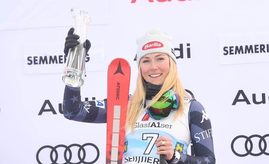 Američanka Mikaela Shiffrinová (27) zaznamenala v stredu v rakúskom Semmeringu už 79. víťazstvo vo Svetovom pohári v zjazdovom lyžovaní. 