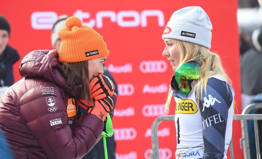 Americká lyžiarka Mikaela Shiffrinová (27) je momentálne v top forme, už získala malý glóbus a úplne suverénne si ide aj po veľký.