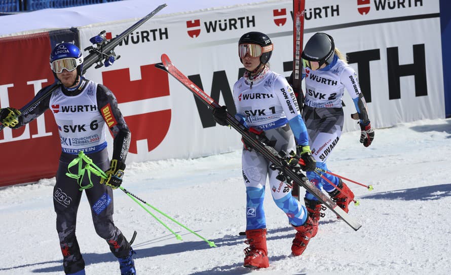 Vôbec im jazdy nevyšli! Slovenskí lyžiari vypadli v tímových paralelných pretekoch na majstrovstvách sveta v Courchevel/Meribel v úvodnom ...