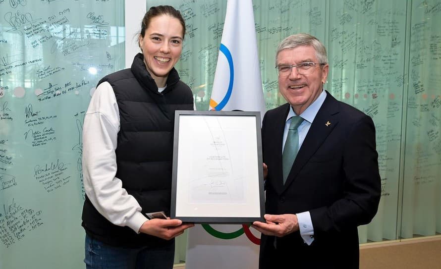 Slovenská lyžiarka Petra Vlhová (27) absolvovala dvojdňovú návštevu hlavného mesta svetového olympizmu, švajčiarskeho Lausanne.