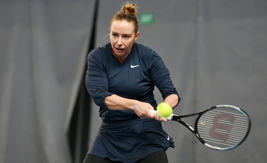 Slovenská tenistka Kristína Kučová (32) sa prebojovala už do štvrťfinále dvojhry na turnaji ITF EMPIRE Women´s Indoor v Trnave.