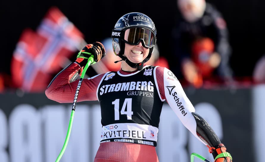 Rakúska lyžiarka Cornelia Hütterová vyhrala piatkový super-G Svetového pohára v Kvitfjelli. 