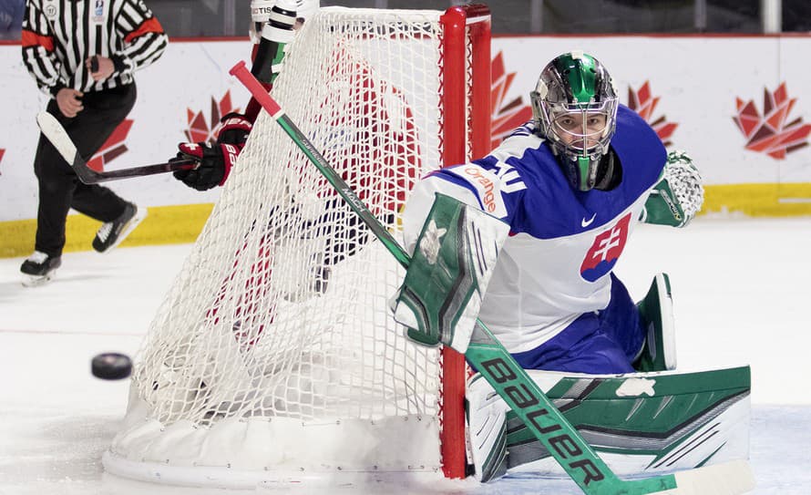 Slovenský hokejový brankár Adam Gajan (18) je hviezdou zámorského tímu Chippewa Steel Hockey v americkej juniorskej lige (NAHL.)