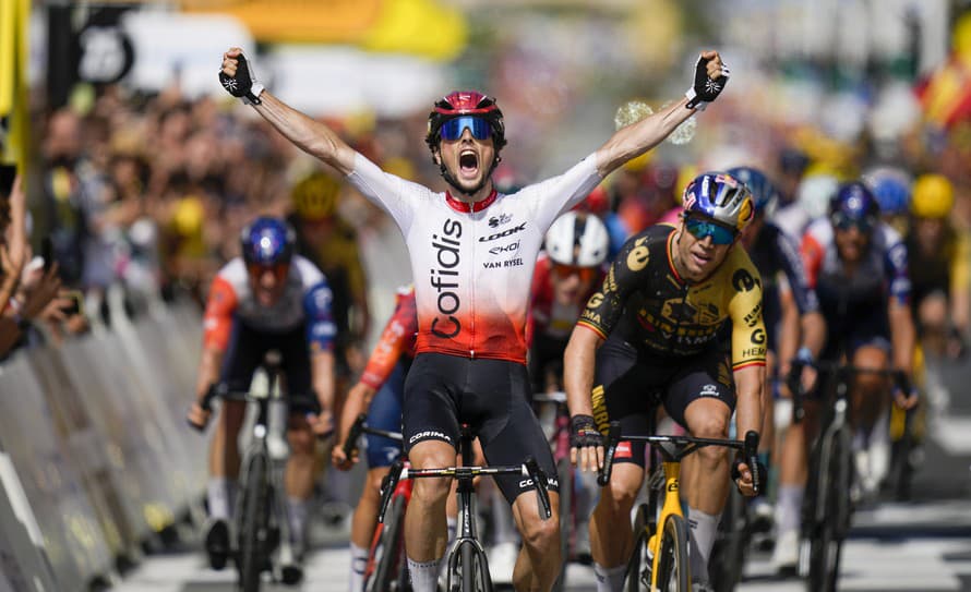 Francúzsky cyklista Victor Lafay triumfoval v druhej etape 110. ročníka Tour de France.