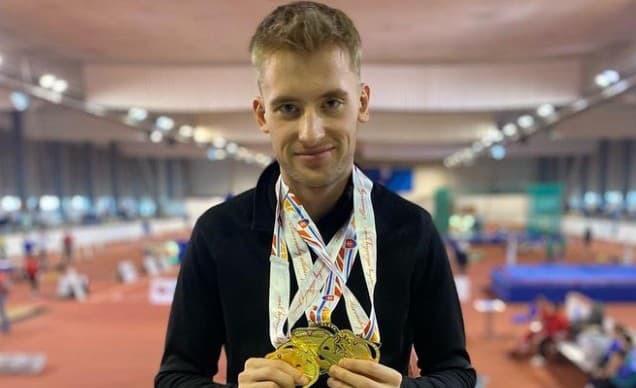 Slovenský výškar Robert Ruffíni ml. (19) získal na 27. juniorských ME v Jeruzaleme bronzovú medailu. 