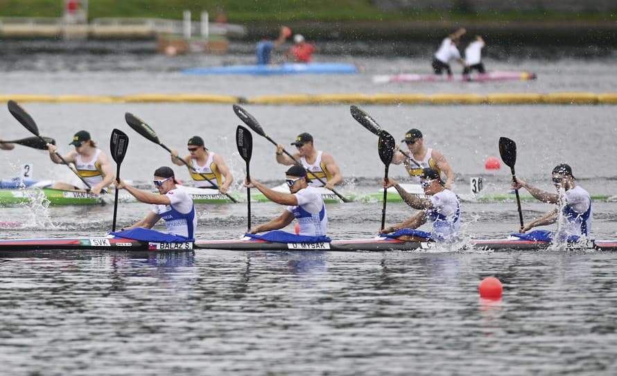 Slovenský štvorkajak na 500 m v zložení Denis Myšák, Samuel Baláž, Csaba Zalka, Adam Botek nezíska miestenky na OH 2024 v Paríži.