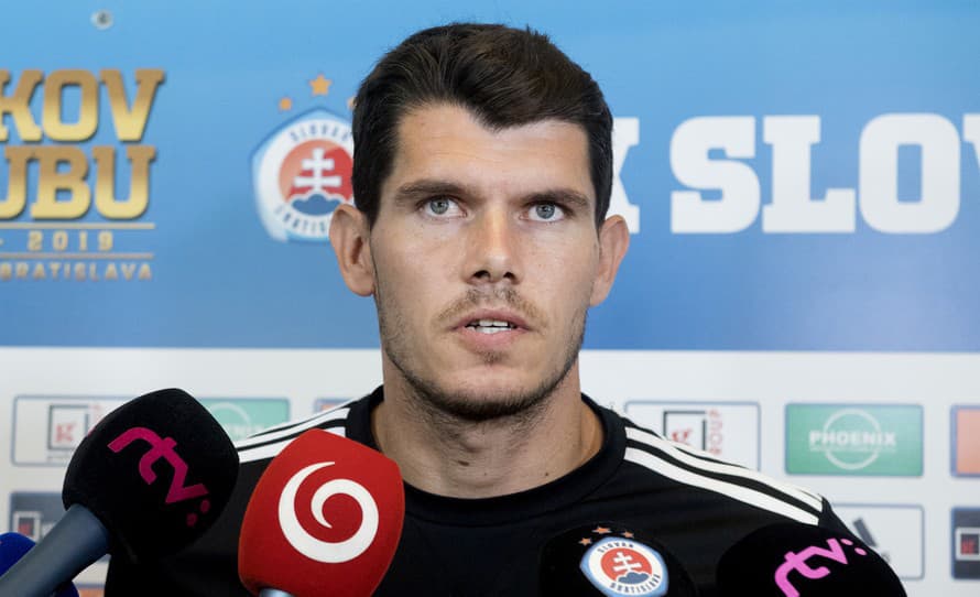 Na snímke brankár Michal Šulla.