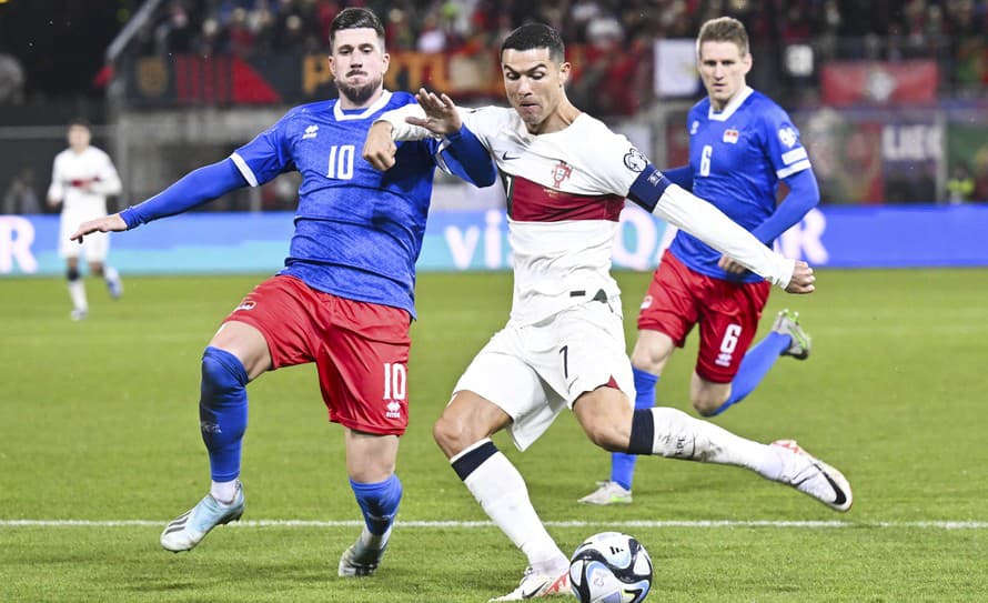 Futbalisti Portugalska zvíťazili vo štvrtkovom zápase v „slovenskej J-skupine kvalifikácie ME 2024 vo Vaduze nad domácim Lichtenštajnskom ...