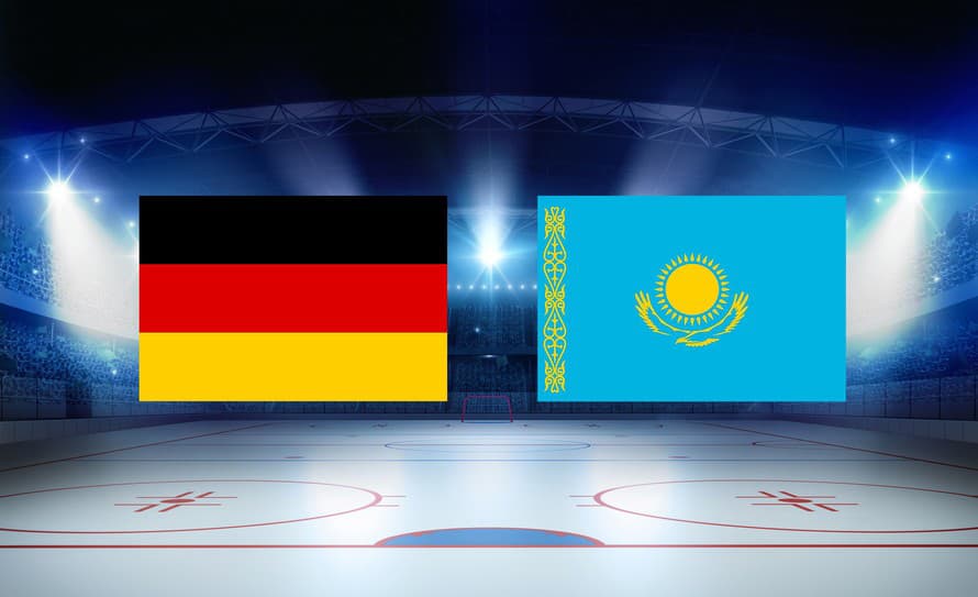 Online prenos zo zápasu Nemecko – Kazachstan na hokejových majstrovstvách sveta v Česku 2024.