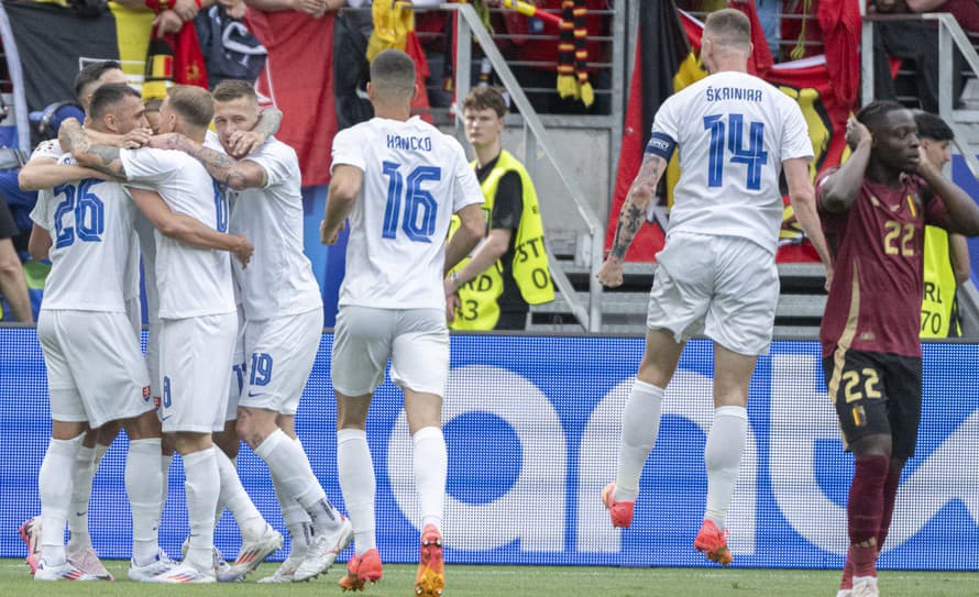 Fantázia v pohybe! Slovenskí futbalisti zvíťazili vo svojom úvodnom zápase E-skupiny ME nad favorizovaným Belgickom 1:0. Vo Frankfurte ...
