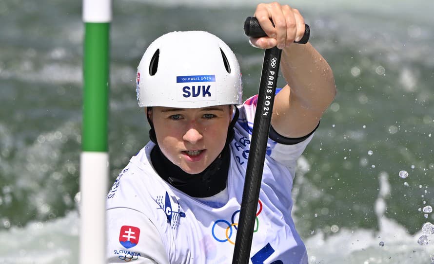 Slovenská vodná slalomárka Zuzana Paňková postúpila na OH v Paríži do semifinále disciplíny C1.