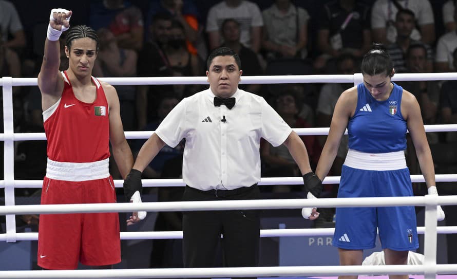 Boxerka Imane Khelifová (25), ktorú minulý rok vylúčili z majstrovstiev svete kvôli nesplneniu pohlavného testu, vyhrala na OH v Paríži ...