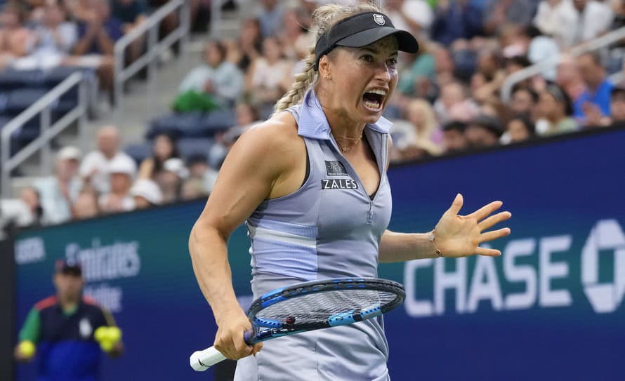 Znova si pohnevala fanúšikov. Kazašská teniska Julia Putincevová (29) sa na grandslamovom turnaji US Open v New Yorku postarala o incident.