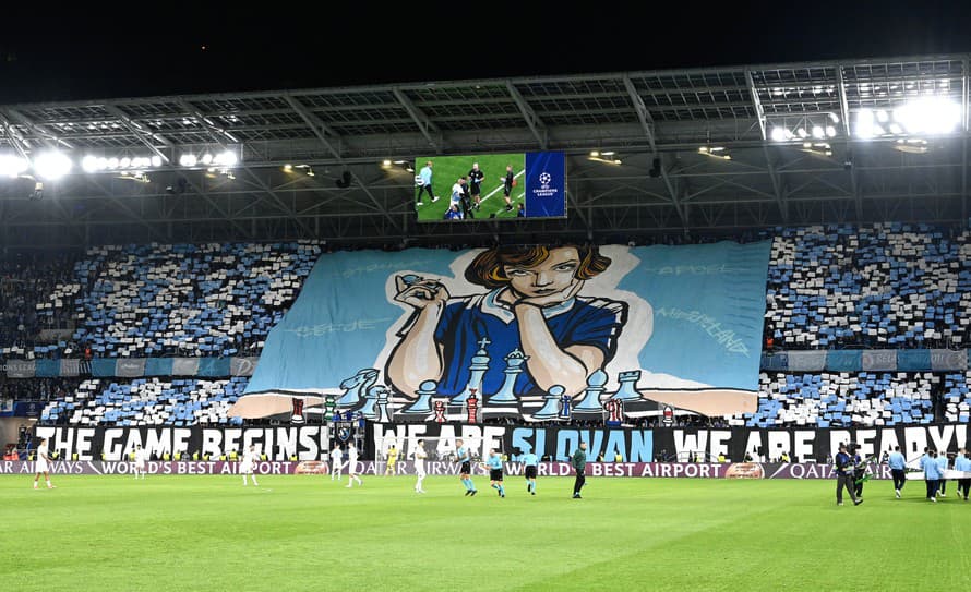 Zápas Ligy majstrov medzi ŠK Slovan Bratislava a Manchester City mal dohru. Škandál spôsobili fanúšikovia...