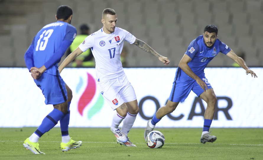 Slovenskí futbalisti nastúpili na ďalší zápas Ligy národov v Baku proti Azerbajdžanu. Stretnutie sme vám priniesli ONLINE.