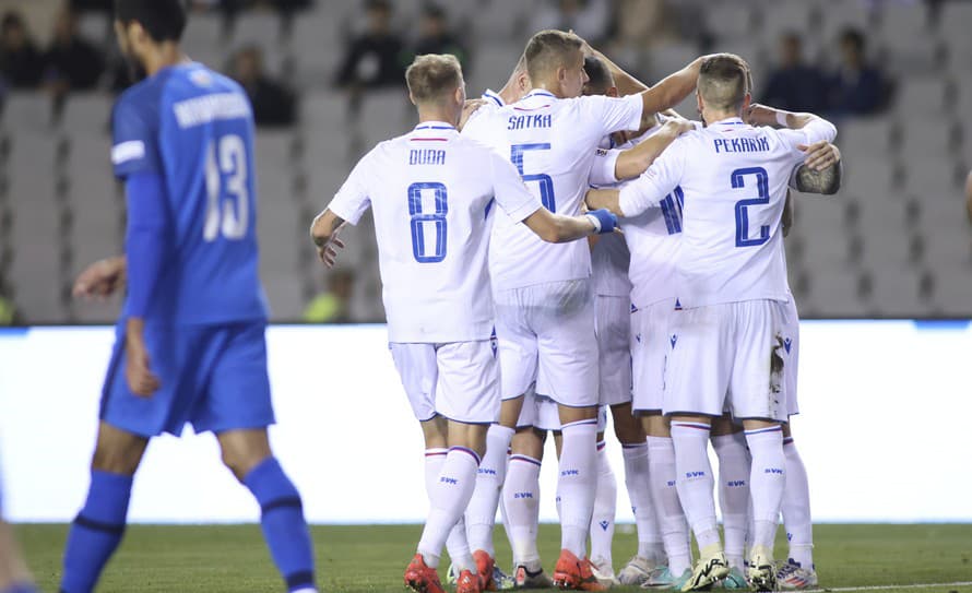 Slovenská futbalová reprezentácia zvíťazila nad domácim Azerbajdžanom 3:1 v zápase C-divízie Ligy národov. 