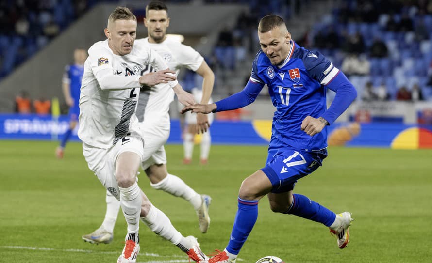 Slovenskí futbalisti remizovali vo svojom prvom zápase play off o postup do B-divízie Ligy národov so Slovinskom 0:0. 