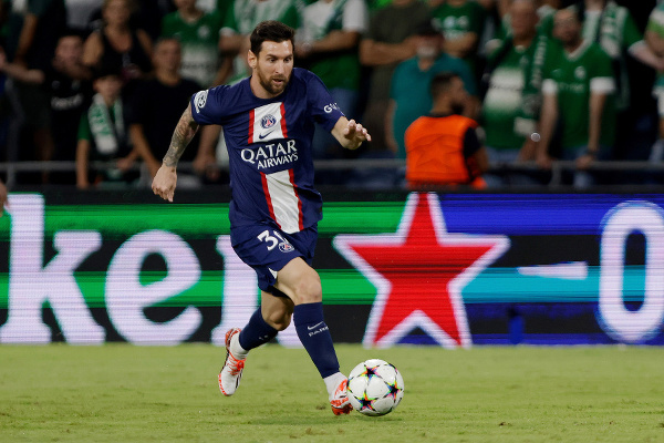 Lionel Messi v drese PSG.