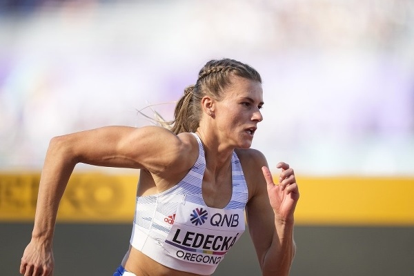 Slovenská atlétka Daniela Ledecká.
