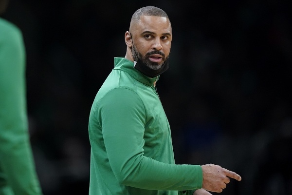 Tréner Bostonu Celtics Ime Udoka. 