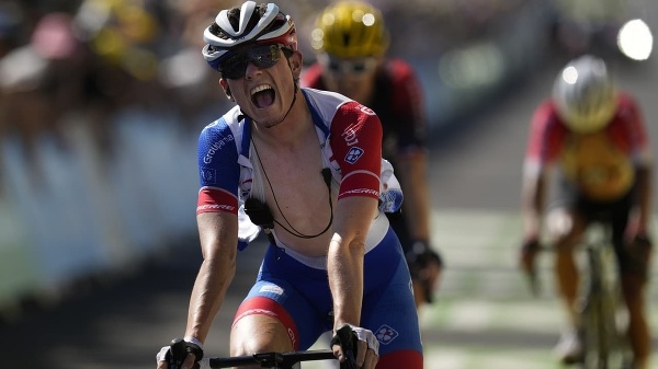 David Gaudu počas tohtoročnej Tour de France.