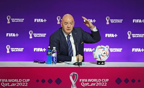 Prezident FIFA Gianni Infantino.