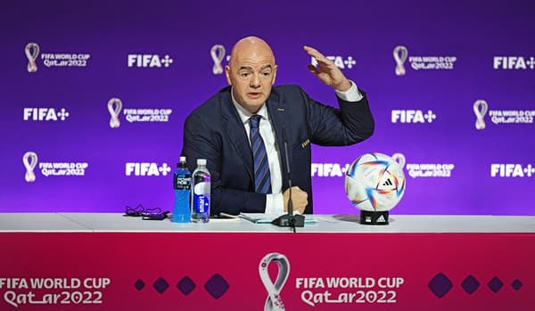 Prezident FIFA Gianni Infantino.