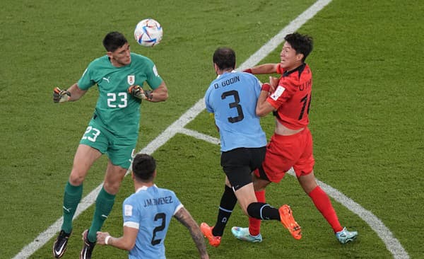 Uruguaj zaváhal v zápase s Kórejskou republikou.