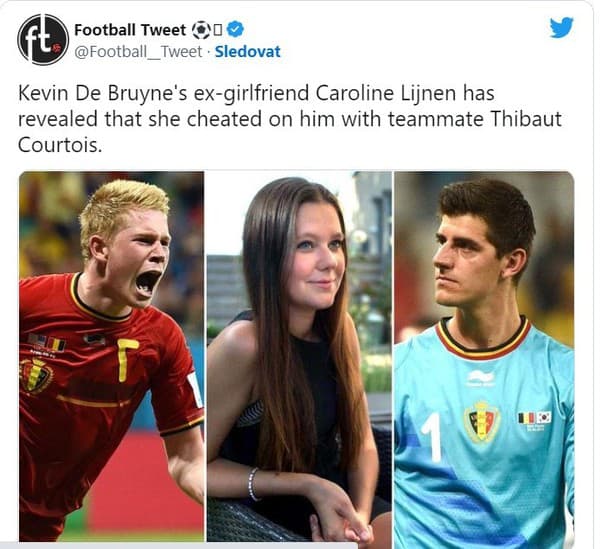 Nemecká televízia RTL tvrdí, že sporom v tíme je aj vzťah De Bruyneho s Courtoisom. 