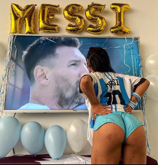 Suzy Cortez je jednou z najväčších fanúšičiek Lionela Messiho.