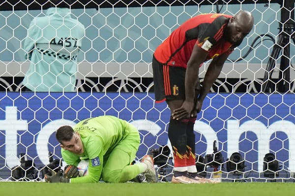 Belgičan Romelu Lukaku mal v zápase proti Chorvátom viacero čistých šancí, nepremenil ale ani jednu.