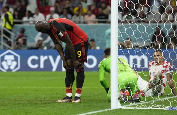 Belgičan Romelu Lukaku mal v zápase proti Chorvátom viacero čistých šancí, nepremenil ale ani jednu.