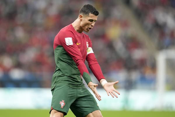 Cristiano Ronaldo sa teší po góle Portugalska.