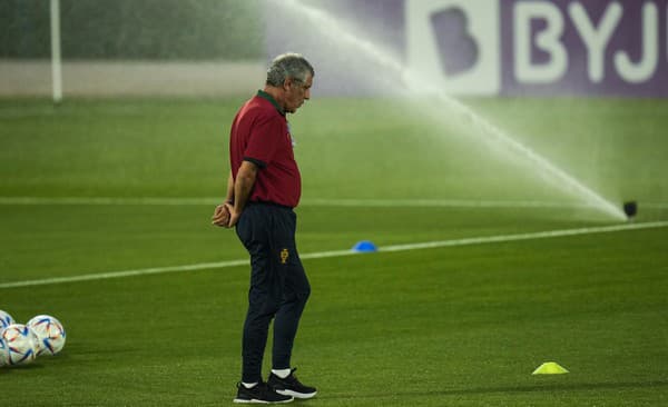 Tréner portugalskej reprezentácie Fernando Santos.